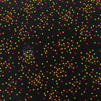 5mm Multi Polka Dot Viscose Elastane Fabric