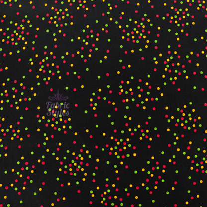 5mm Multi Polka Dot Viscose Elastane Fabric
