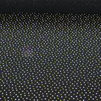 2mm White Gold Polka Dot Viscose Elastane Fabric
