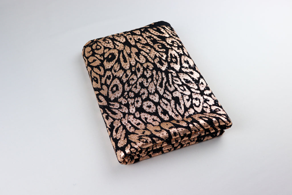Shiny Leopard Sequin Stretch Fabric