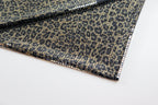 Shiny Leopard Square Sequins Lurex Nylon Stretch Fabric