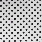 10mm Black White Polka Dot