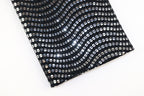 Shiny Silver Sequins Lurex Nylon Stretch Party Dress Fabric