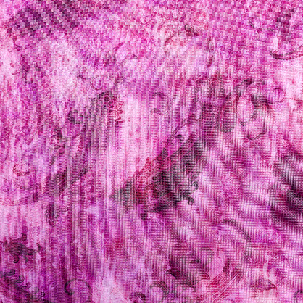 Pink Paisley Power Mesh