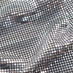 Holographic Square Sequin Stretch Lurex Fabric