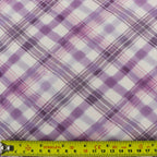 Purple Tartan Power Mesh