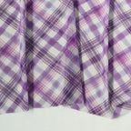 Purple Tartan Power Mesh