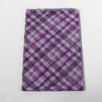 Purple Tartan Power Mesh