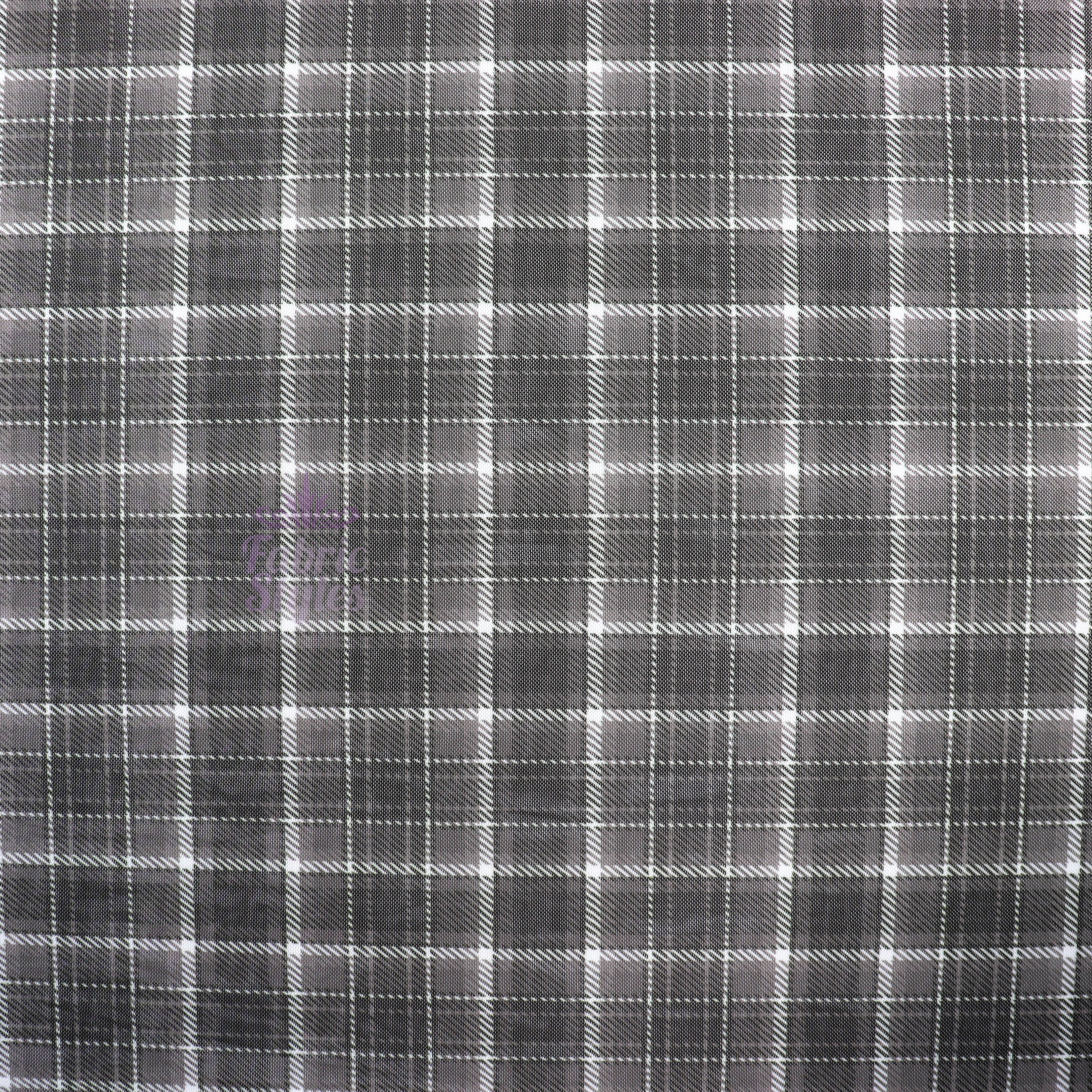 Olive Tartan Power Mesh