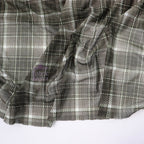 Olive Tartan Power Mesh