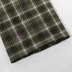 Olive Tartan Power Mesh