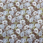 Blue Rose Floral Power Mesh