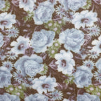 Blue Rose Floral Power Mesh