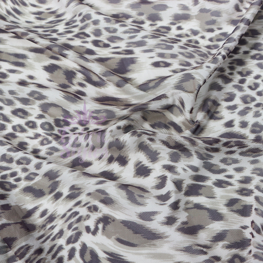 Leopard Power Mesh Fabric