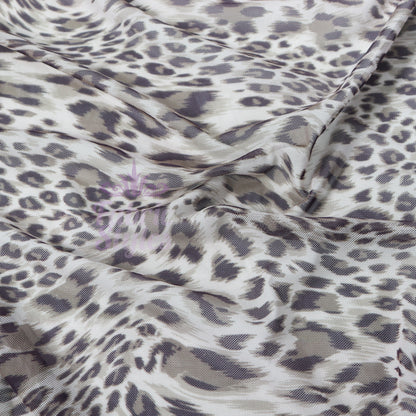 Leopard Power Mesh Fabric