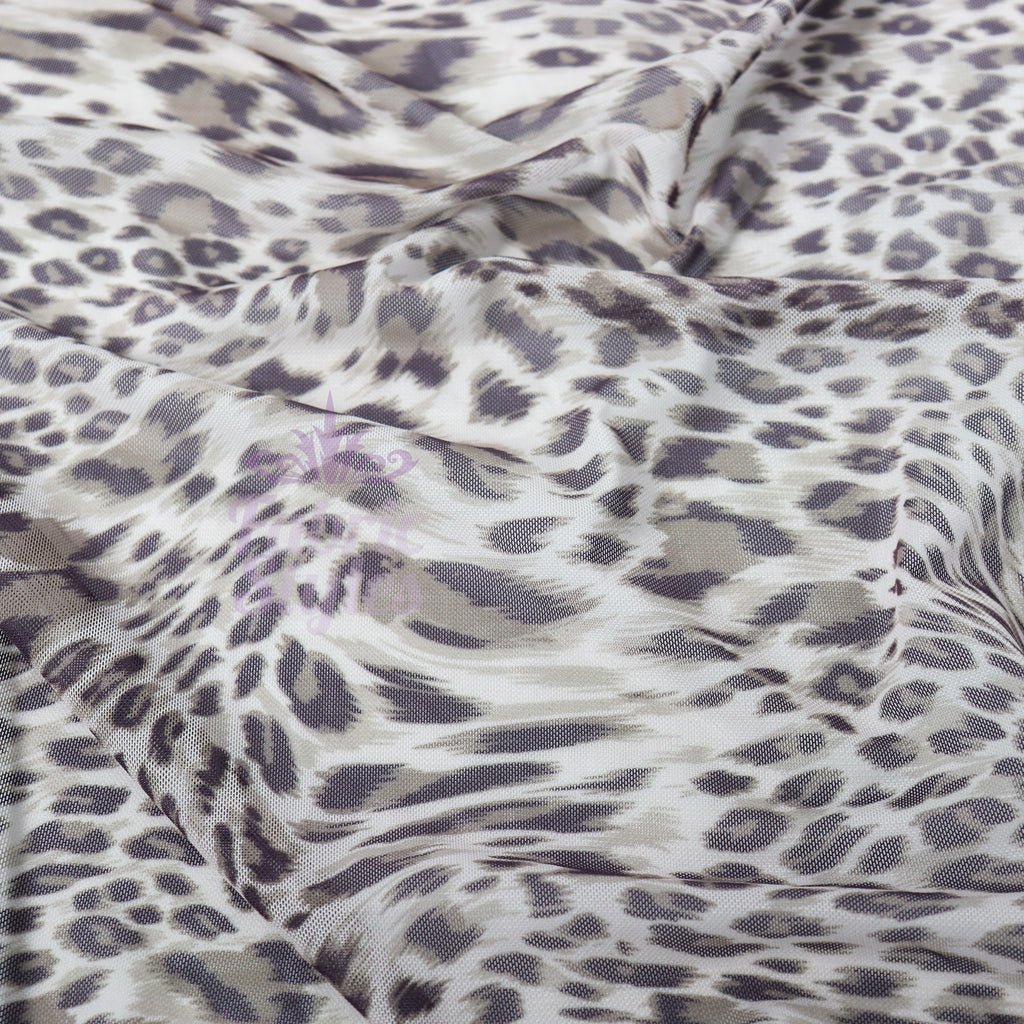Leopard Power Mesh Fabric