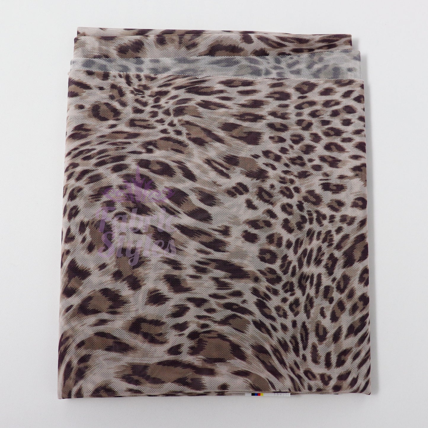 Leopard Power Mesh Fabric