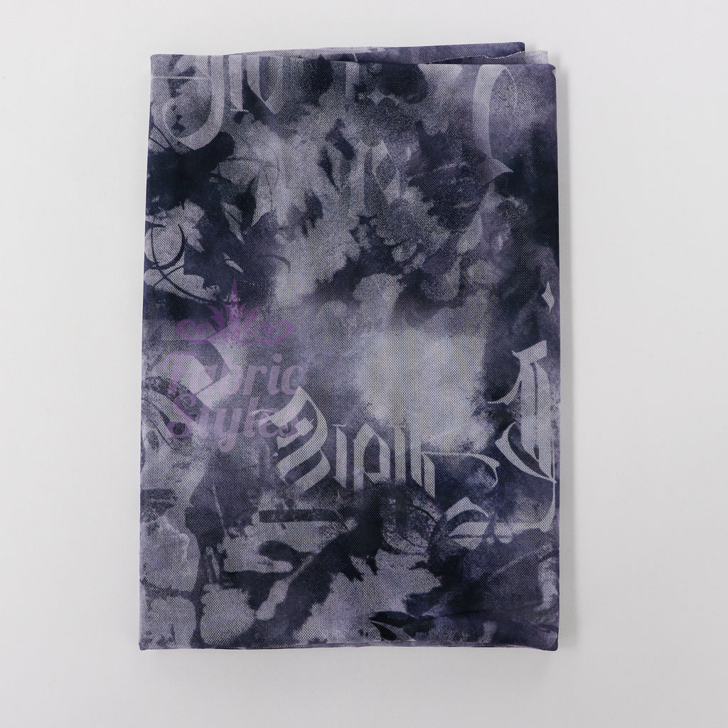 Old Script Power Mesh Fabric