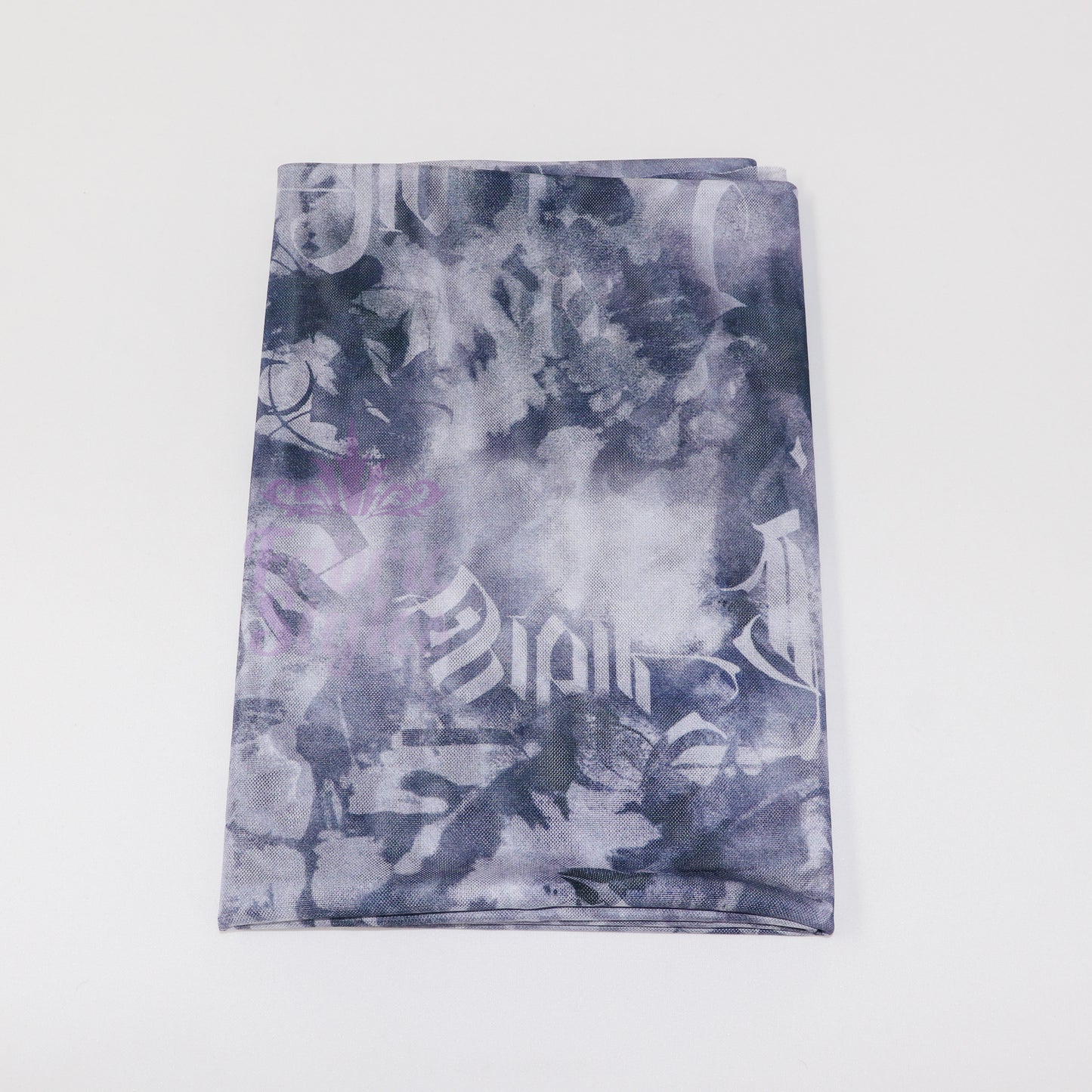 Old Script Power Mesh Fabric