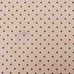 Nude Polka Dot Power Mesh Fabric