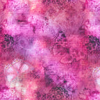 Pink Butterfly Power Mesh Fabric