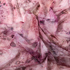 Abstract Kaleidoscope Purple Power Mesh Fabric