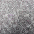 Purple Paisley Power Mesh Fabric