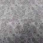 Purple Paisley Power Mesh Fabric