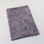 Purple Paisley Power Mesh Fabric