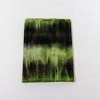 Green Black Tie Dye Paisley Power Mesh Fabric