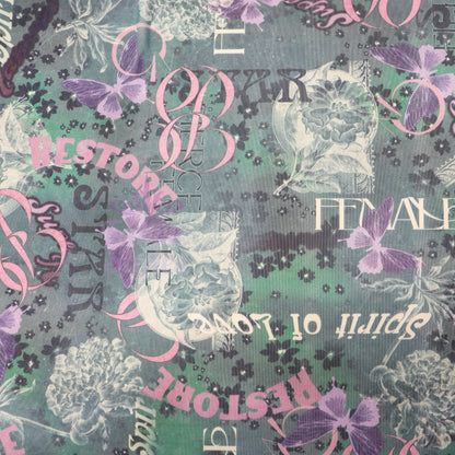 Love Moodboard Power Mesh Fabric