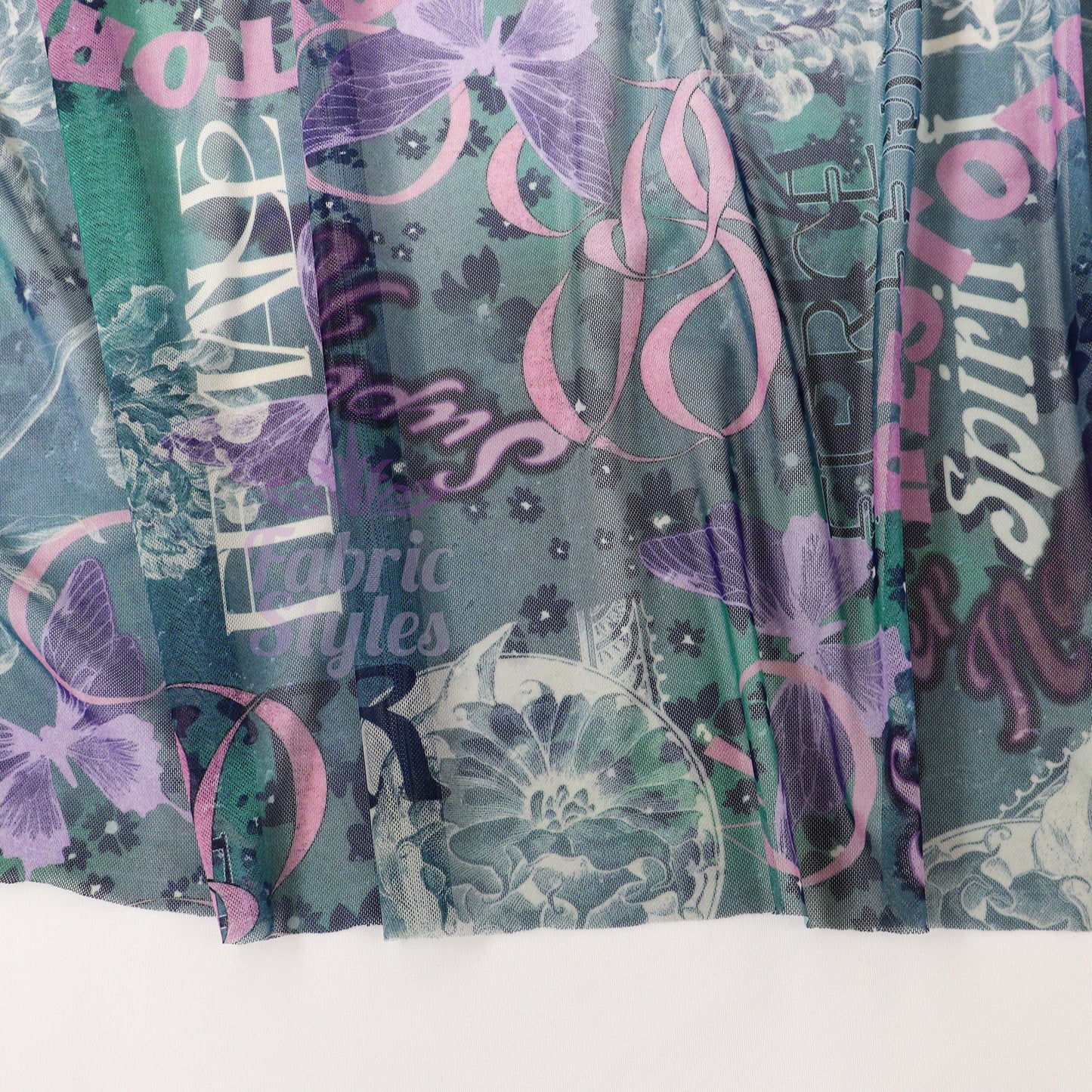 Love Moodboard Power Mesh Fabric