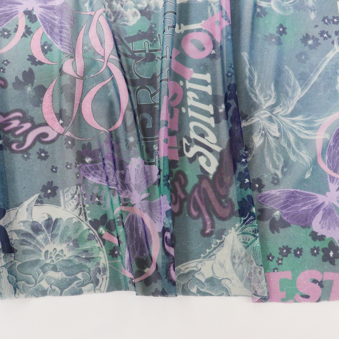 Love Moodboard Power Mesh Fabric