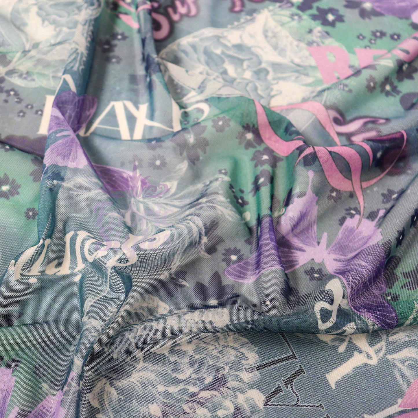 Love Moodboard Power Mesh Fabric