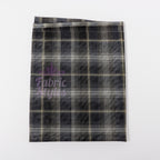 Navy Tartan Power Mesh Fabric