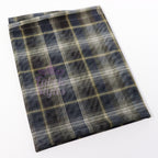 Navy Tartan Power Mesh Fabric