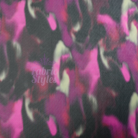 Pink Tie Dye Power Mesh Fabric