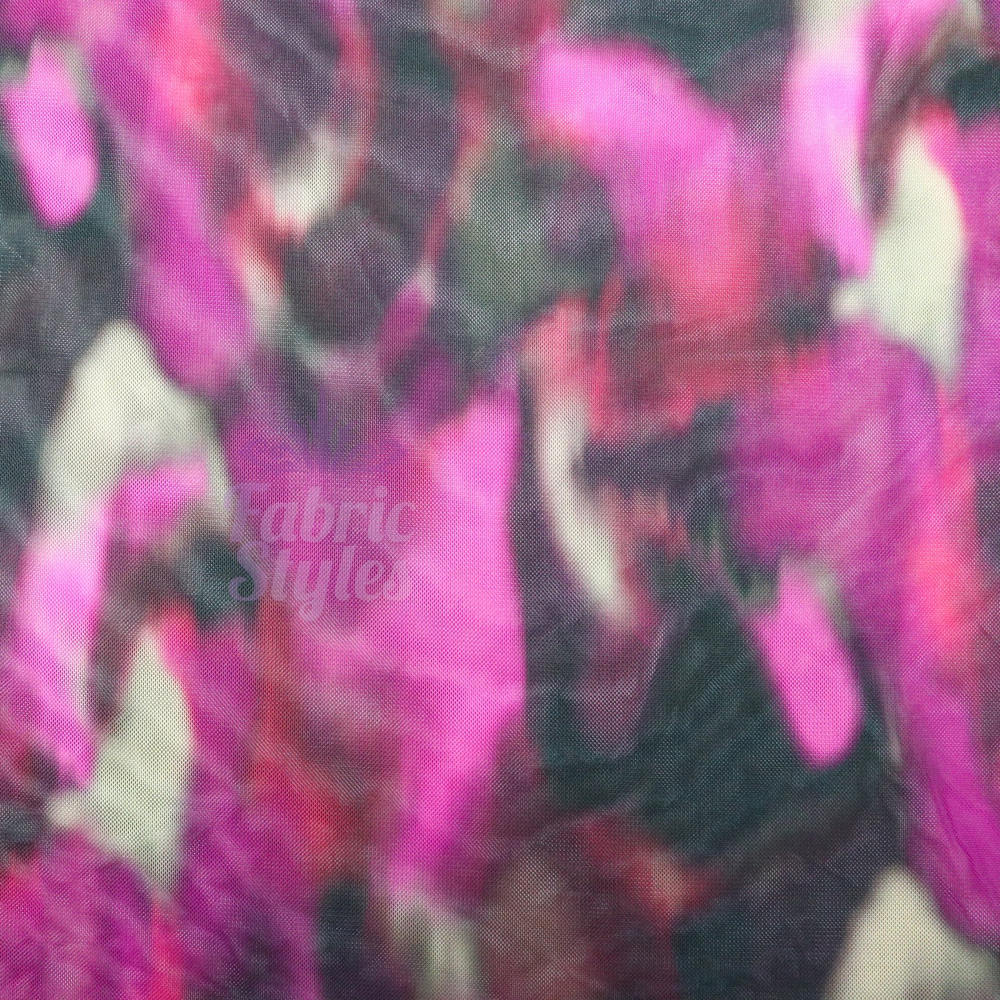 Pink Tie Dye Power Mesh Fabric