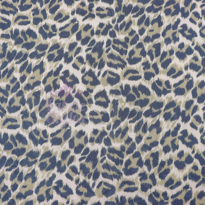 Leopard Print Power Mesh Fabric