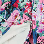 FS1239 Rose Floral Spandex All Way Stretch Fabric