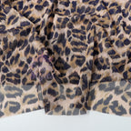 Leopard Print Power Mesh Fabric