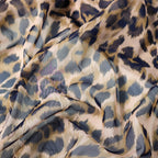 Leopard Print Power Mesh Fabric