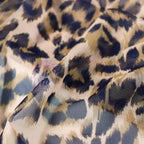 Leopard Print Power Mesh Fabric