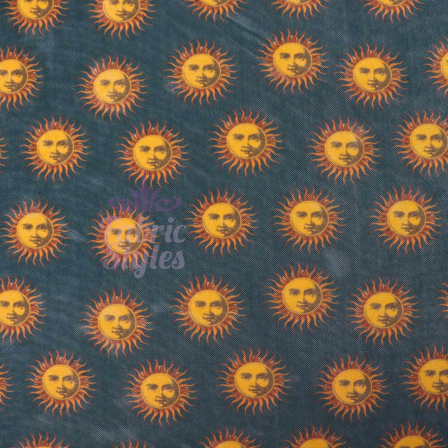Sun Face Power Mesh Fabric