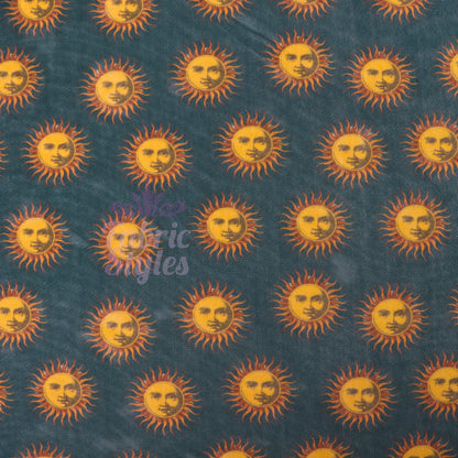 Sun Face Power Mesh Fabric