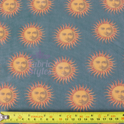 Sun Face Power Mesh Fabric