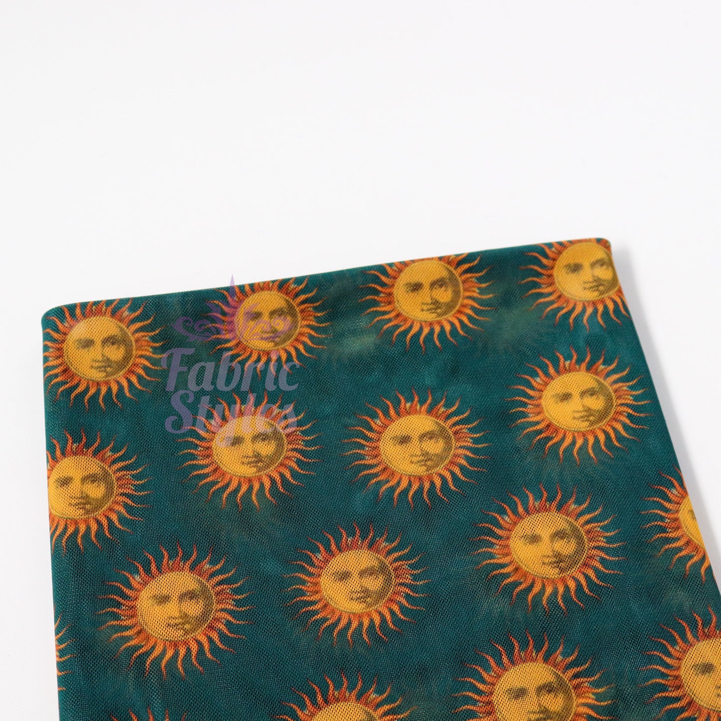Sun Face Power Mesh Fabric