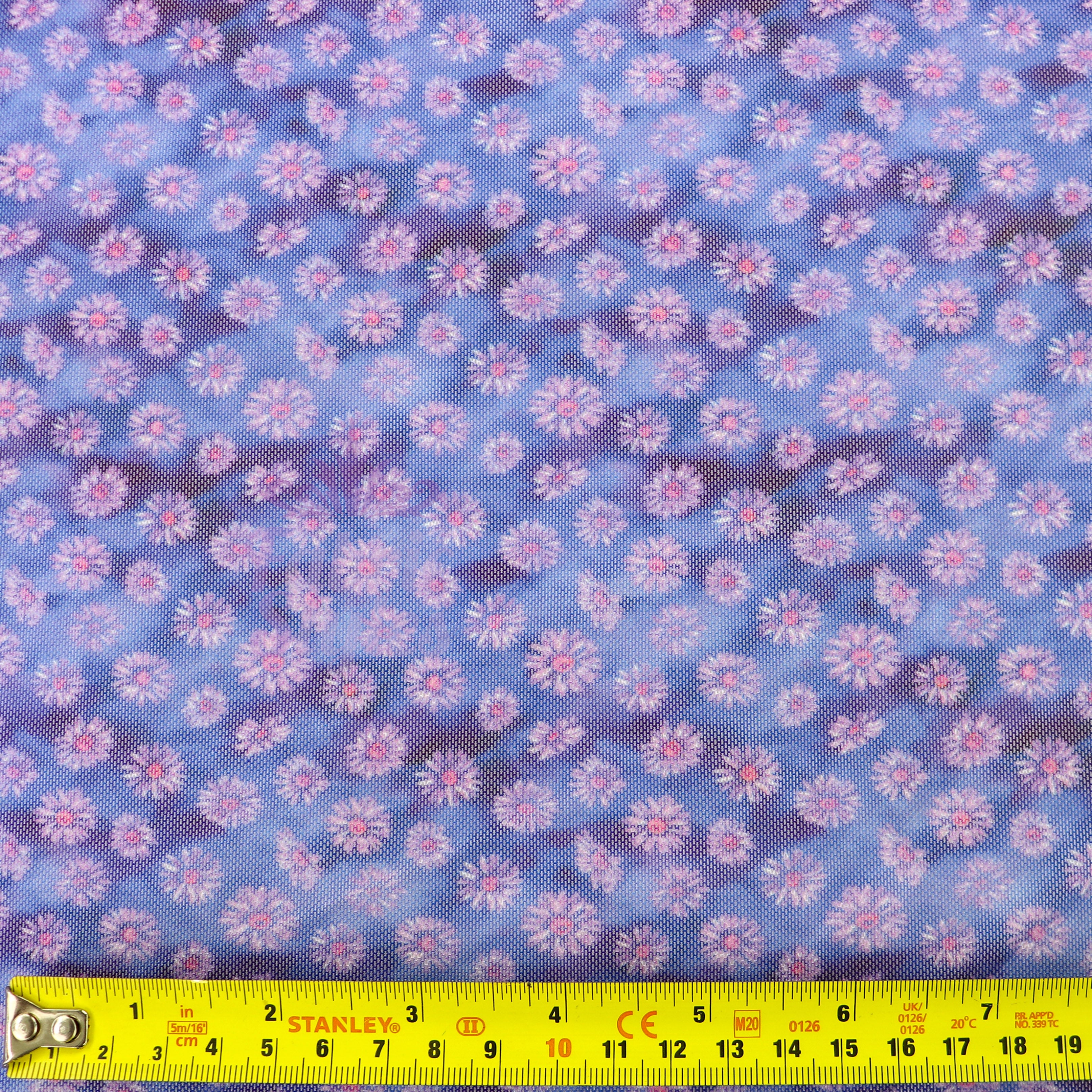 Ditsy Daisy Floral Power Mesh Fabric