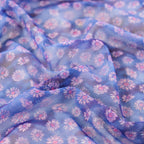 Ditsy Daisy Floral Power Mesh Fabric
