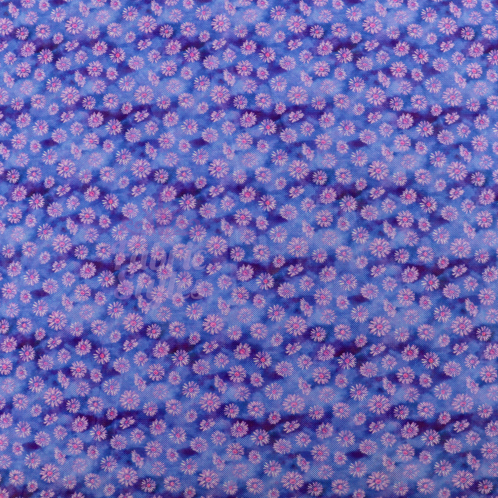 Ditsy Daisy Floral Power Mesh Fabric